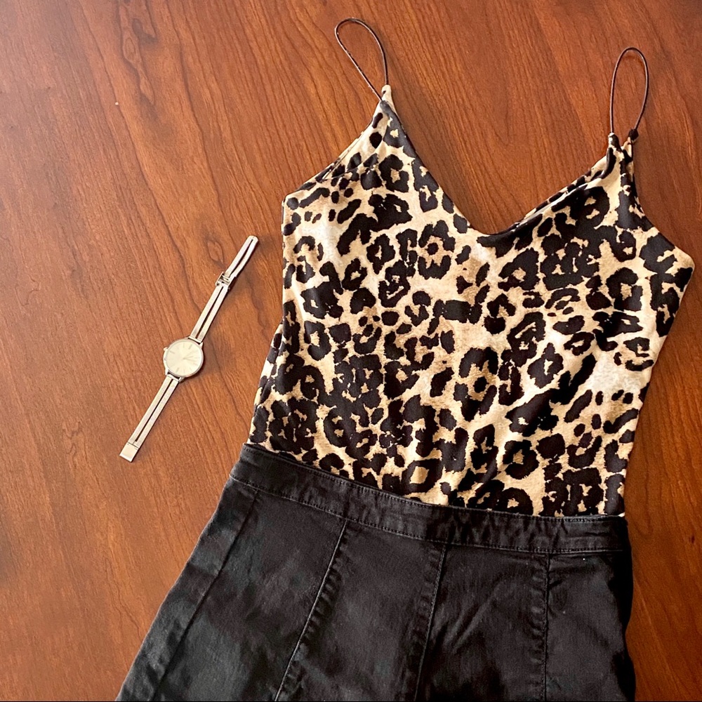 Women’s Leopard Print Bodysuit